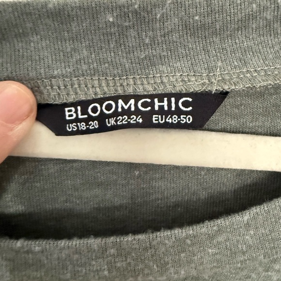 BloomChic Gray and White Sweatshirt - Picture 3 of 3